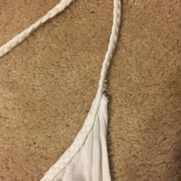 White H&M Racerback Braided Tank - Picture 6 of 6